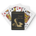 Noir et talons hauts d'or