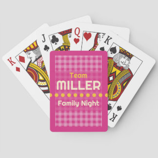 Jeu De Cartes Nom de famille nuit de famille vacances cartes à j