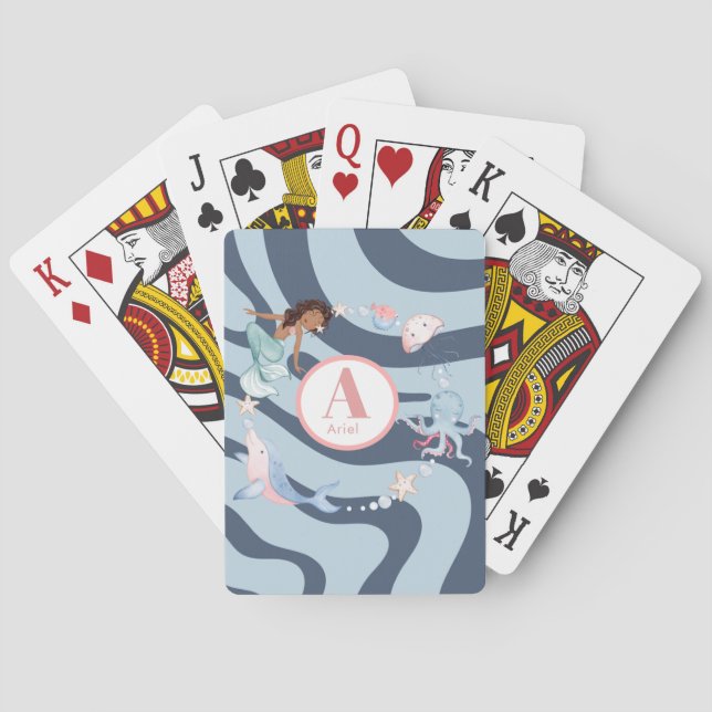 Jeu De Cartes Nom de la sirène Lecture des cartes (dos)
