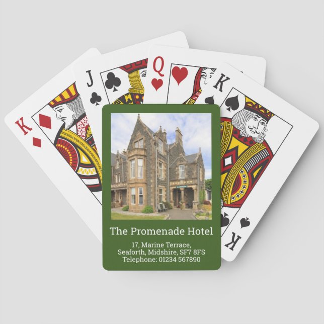 Jeu De Cartes Nom de l'hébergement (dos)