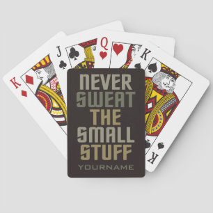 Jeu De Cartes Nom personnalisé motivant lecture de cartes