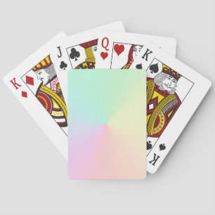 Jeu De Cartes Nom Script Texte Muet Dégradé Ombre Arc-en-ciel