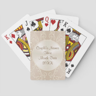 Jeu De Cartes Noms des couples et mariages à l'occasion du premi