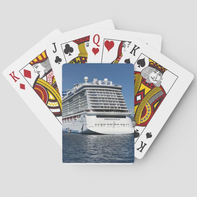 Jeu De Cartes Norvégien Bliss Jouant Aux Cartes (dos)