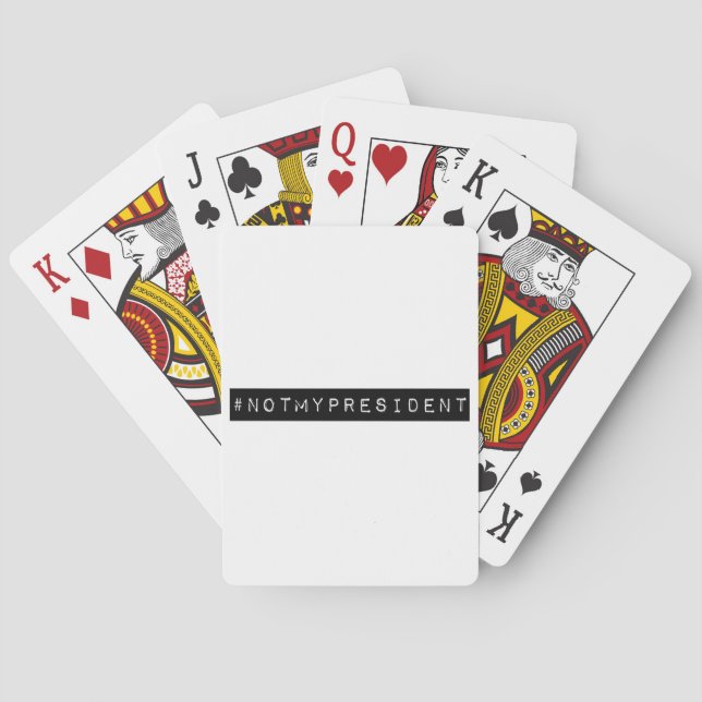 Jeu De Cartes #notmypresident (dos)