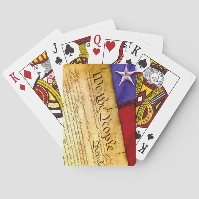 Jeu De Cartes Nous la constitution de personnes des Etats-Unis (dos)