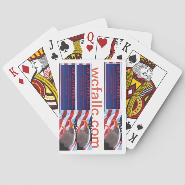 Jeu De Cartes Nous pouvons alimenter tous (dos)