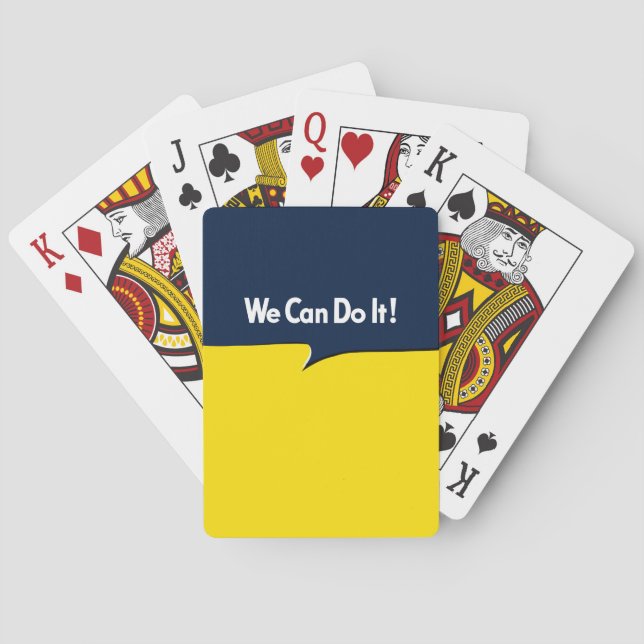 Jeu De Cartes Nous pouvons le faire Rosie Headline (dos)