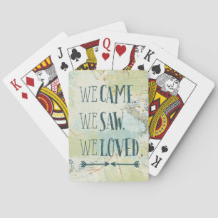 Jeu De Cartes Nous sommes venus, nous avons vu, nous avons aimé 