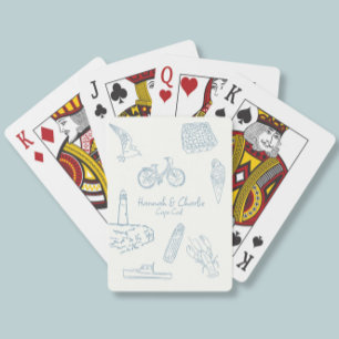 Jeu De Cartes Nouvelle Angleterre jouant aux cartes