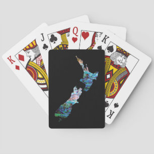 JEU DE CARTES NOUVELLE ZÉLANDE CARTE SIMPLE PAUA