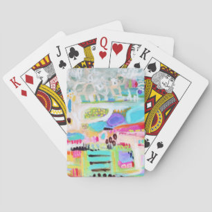 Jeu De Cartes Nuages Abstraits