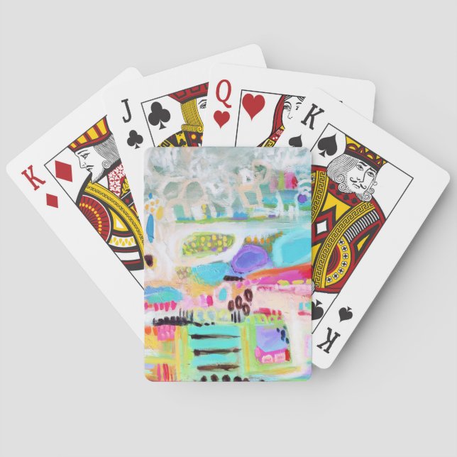 Jeu De Cartes Nuages Abstraits (dos)