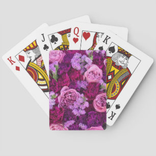 Jeu De Cartes Nuances violettes de fleurs