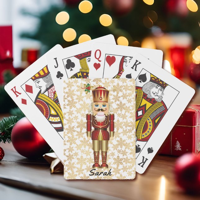 Jeu De Cartes Nutcracker Nom personnalisé Stocker Stuffer Cadeau (Créateur téléchargé)