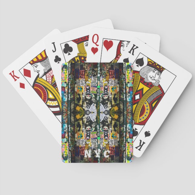 Jeu De Cartes NYC NY Graffiti Carnet Journal (dos)