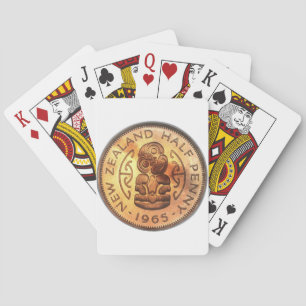 Jeu De Cartes NZ Maori Hei Tiki Tuonga Pounamu Art