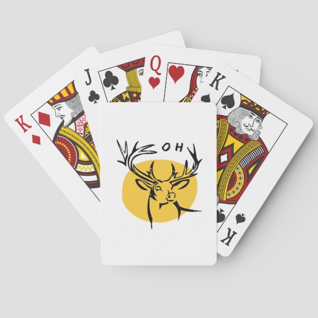 Jeu De Cartes O Dear O Dear Yellow Artistic Style 