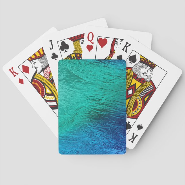 Jeu De Cartes Ocean Sea Water Art numérique Jouer des cartes (dos)