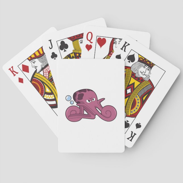 Jeu De Cartes Octopus en moto (dos)