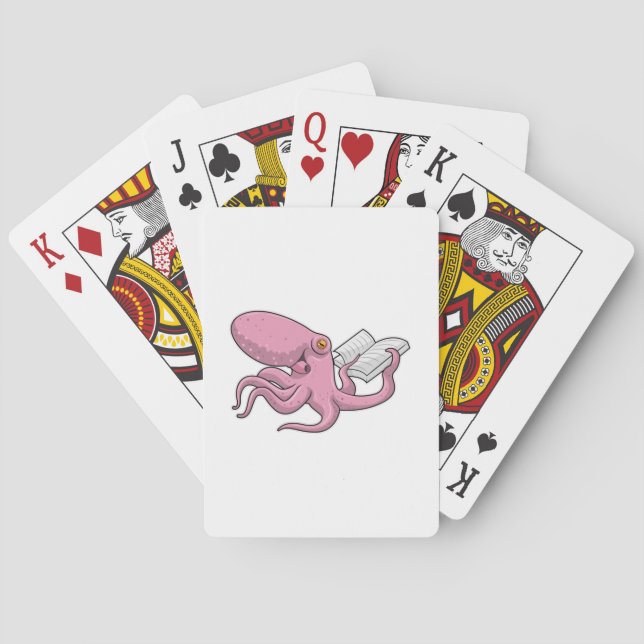 Jeu De Cartes Octopus Nerd avec le livre (dos)