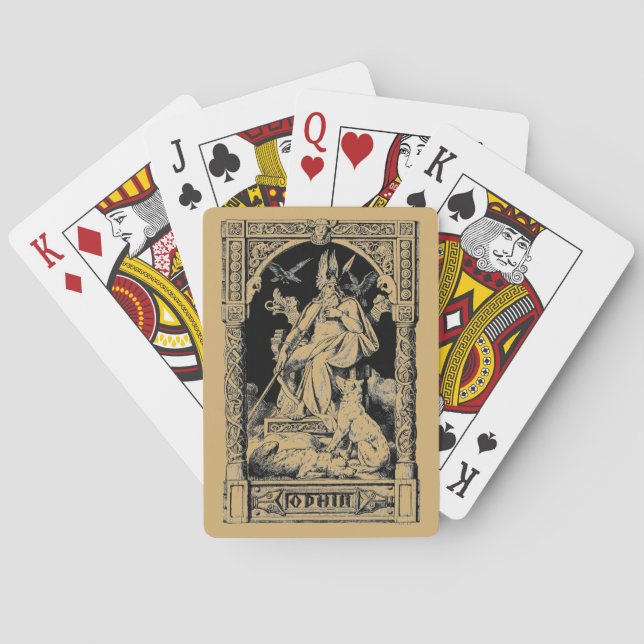 Jeu De Cartes Odin Viking (dos)