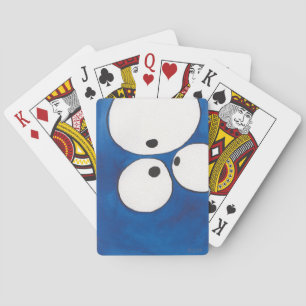 Jeu De Cartes Oeil aux yeux, Bleu, Jouer aux cartes
