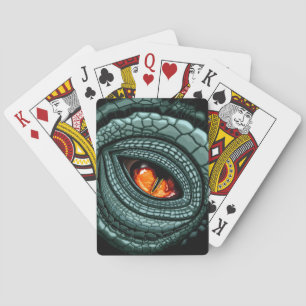 Jeu De Cartes Œil de prédateur reptile primal
