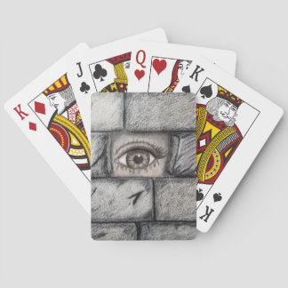 Jeu De Cartes "Oeil derrière le mur"