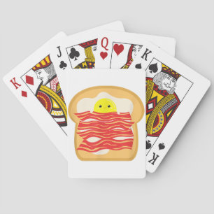 Jeu De Cartes Oeuf Amusant Dans Un T-Shirt Lit Bacon - Brea Nour