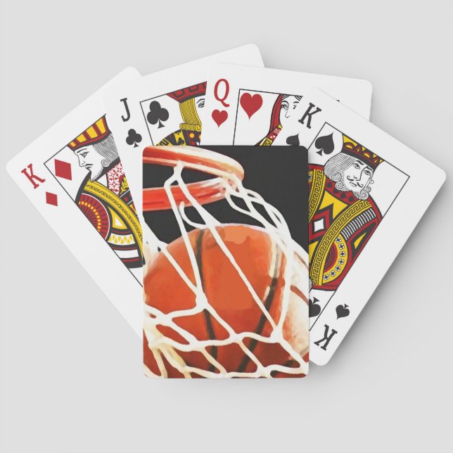 Jeu De Cartes Oeuvre de basket-ball (dos)