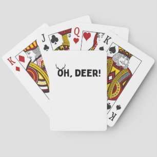 Jeu De Cartes Oh Cerf Simple Esthétique