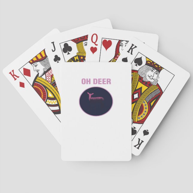 Jeu De Cartes Oh Deer Modern Aesthetic  (dos)