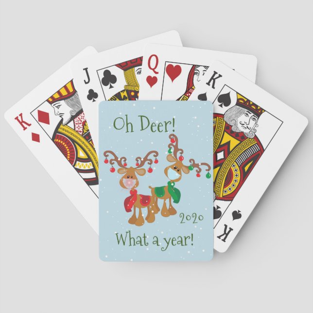 Jeu De Cartes Oh Deer Quelle année la pandémie de Noël 2020 (dos)