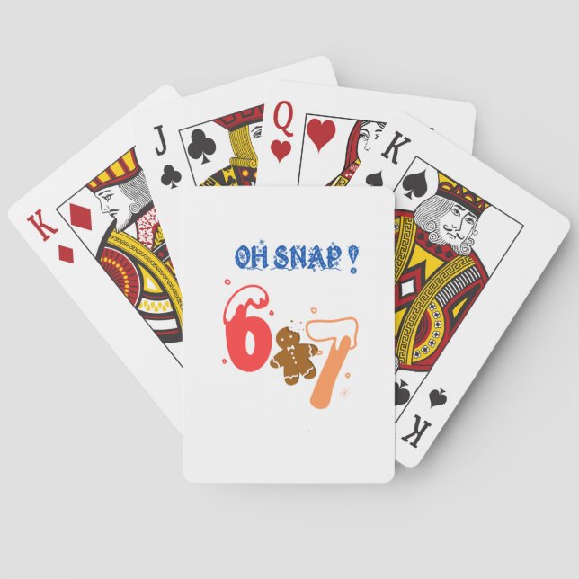 Jeu De Cartes Oh Snap Gingerbread 67 (dos)
