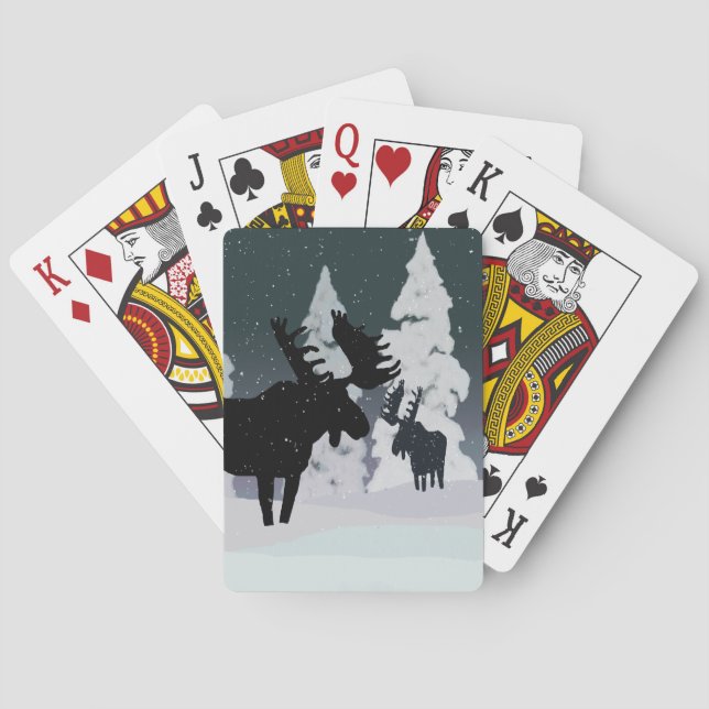 Jeu De Cartes Oie en hiver (dos)