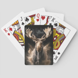 Jeu De Cartes Oie sauvage Animal Élégant Dramatique Mist Portrai