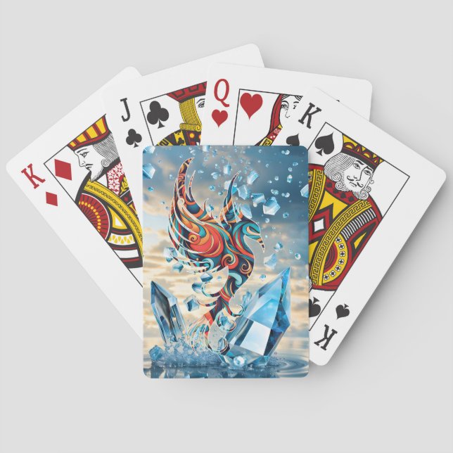 Jeu De Cartes Oiseau de glace (dos)