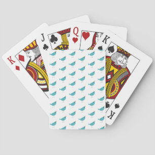 Jeu De Cartes Oiseau fantaisiste adorable, art de la nature