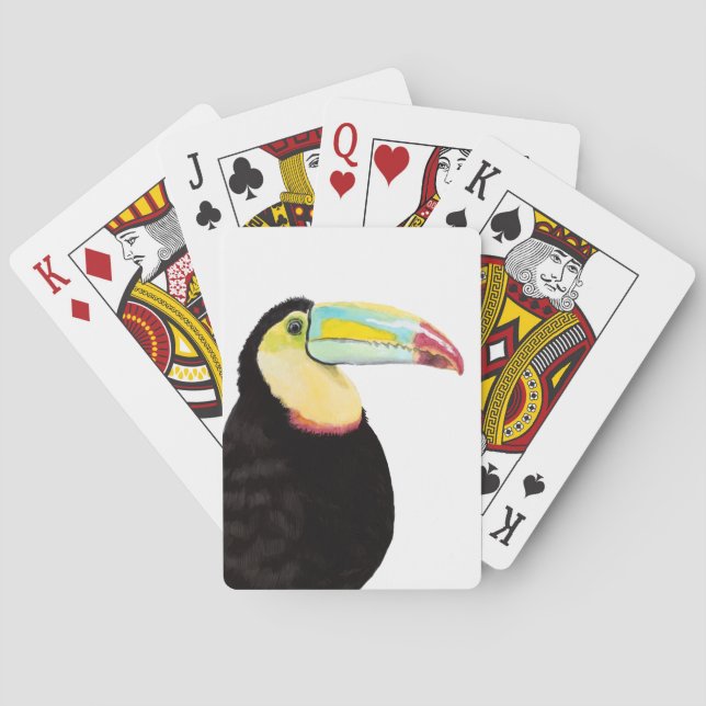 Jeu De Cartes Oiseau tropical Toucan (dos)