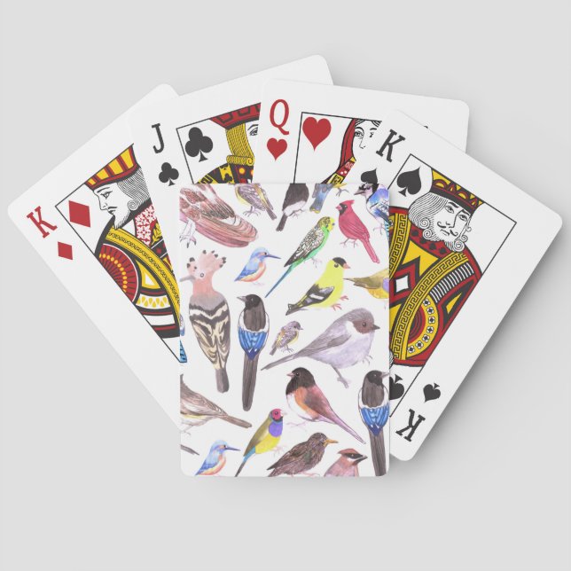 Jeu De Cartes Oiseaux d'Amérique - animaux de compagnie et oisea (dos)