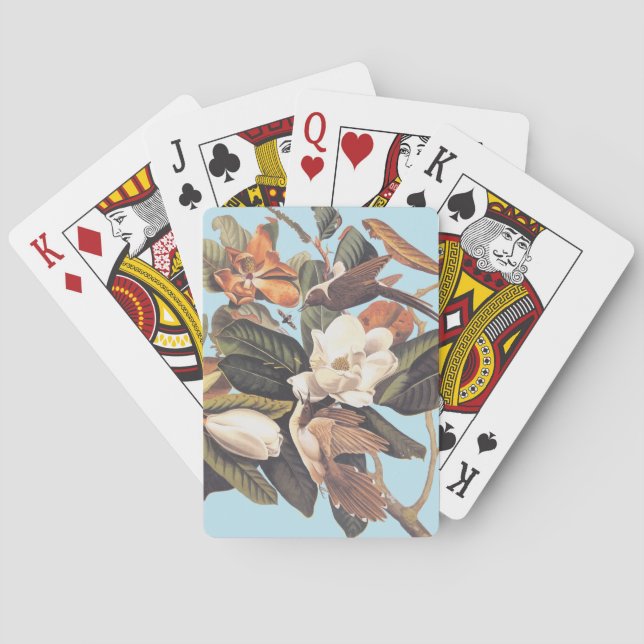 Jeu De Cartes Oiseaux de cacao à bec noir (dos)