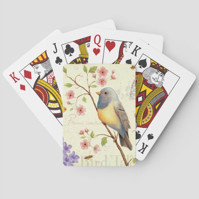Jeu De Cartes Oiseaux et abeilles (dos)