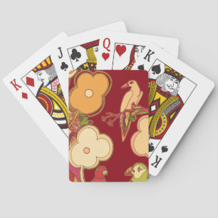Jeu De Cartes Oiseaux lunaires