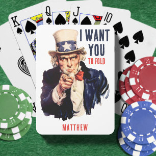 Jeu De Cartes Oncle Sam Je veux que tu trouves drôle