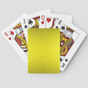 Jeu De Cartes Or Acier Inoxydable Brillant Métallisé