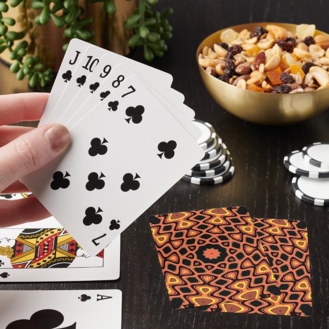 JEU DE CARTES ORANGE DU SOLEIL (In Situ)