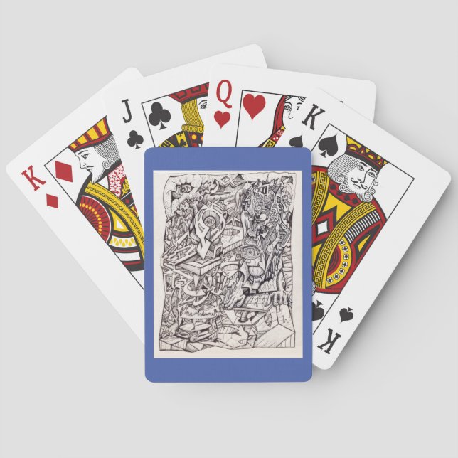 Jeu De Cartes Organe des inquiétudes (dos)