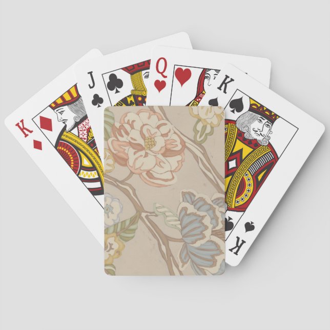 Jeu De Cartes Organza Chintz Floral Design (dos)