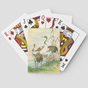 Jeu De Cartes Oriental Cranes by the Water